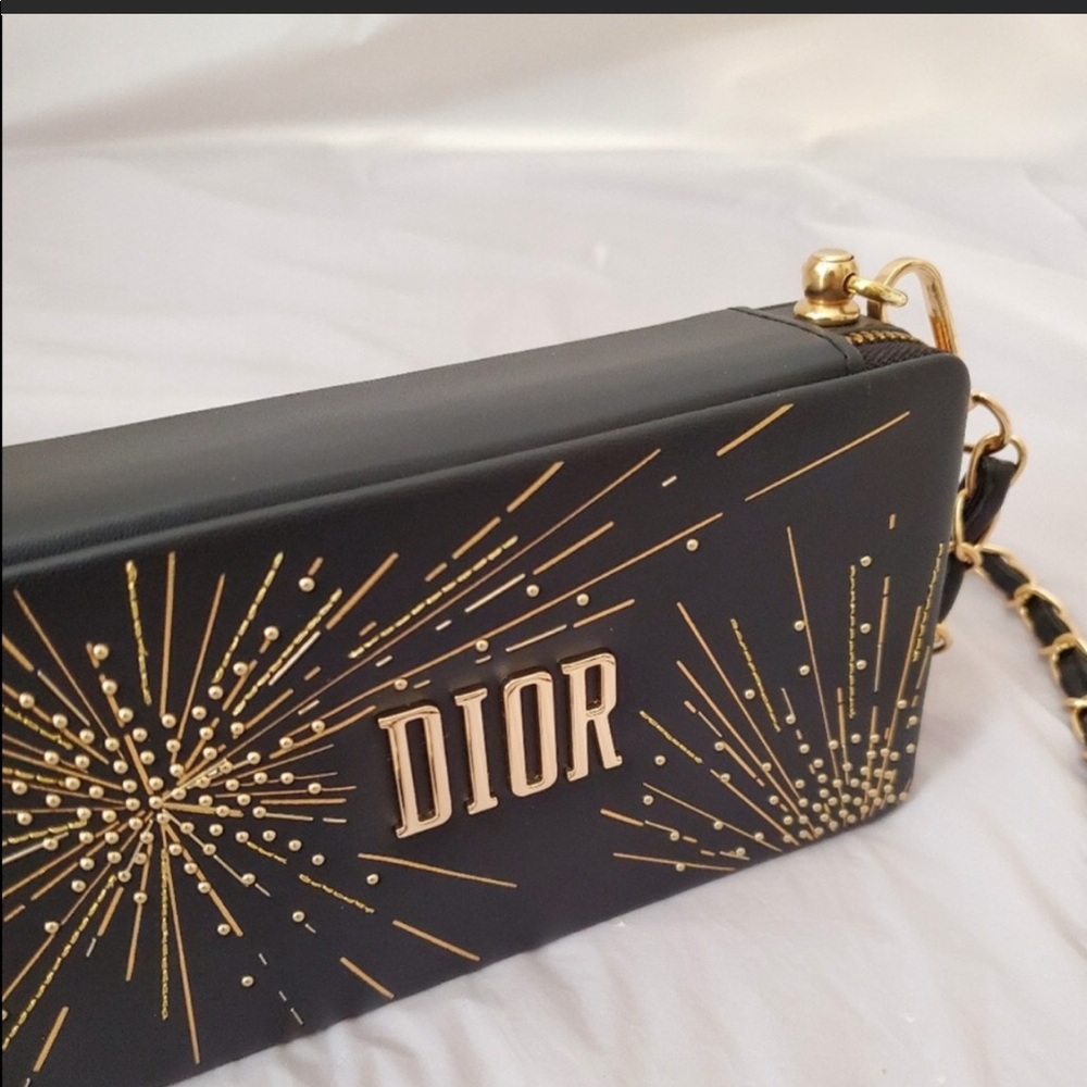Dior Black and Gold Wallet